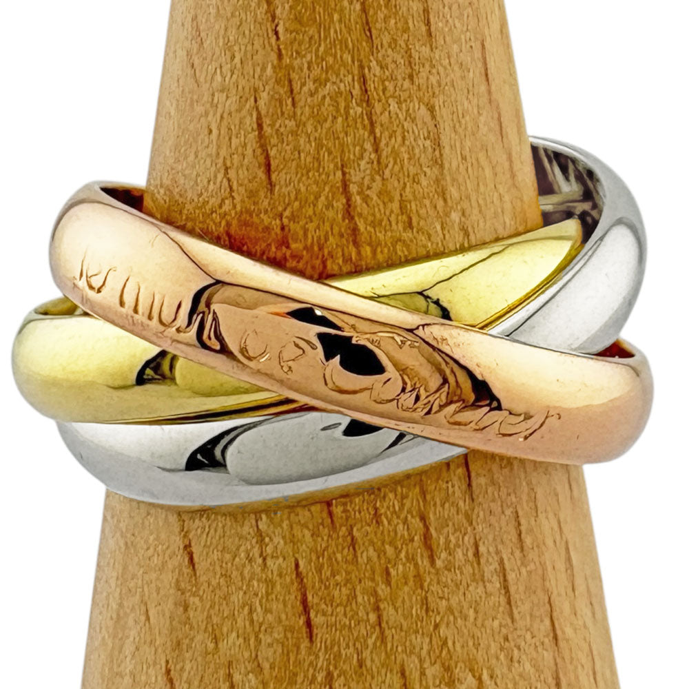 CARTIER カルティエ トリニティ リング 指輪 15.5号 18金 K18イエロー