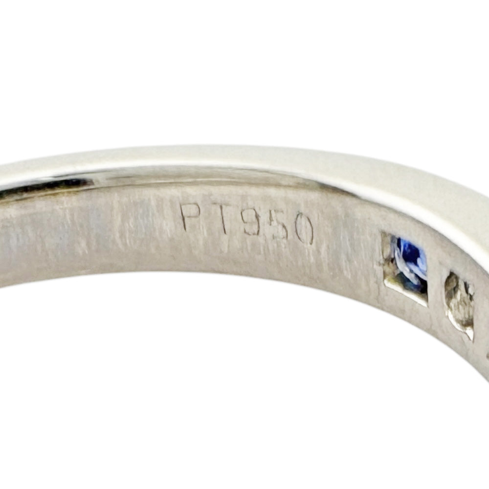 TIFFANY&Co. ティファニー リング 指輪 15号 Pt950プラチナ サファイア