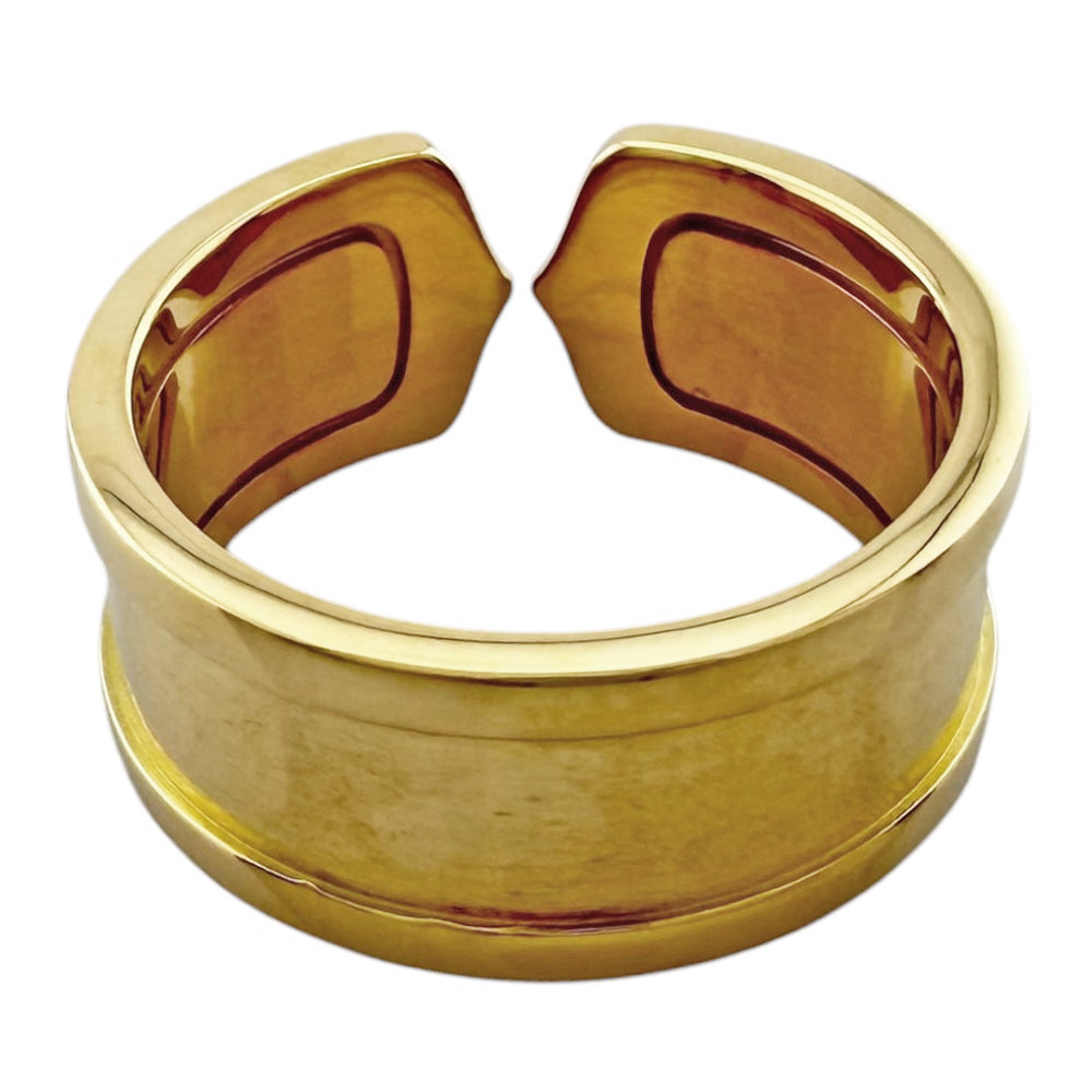 CARTIER カルティエ 2C リング 指輪 19号 18金 K18イエローゴールド
