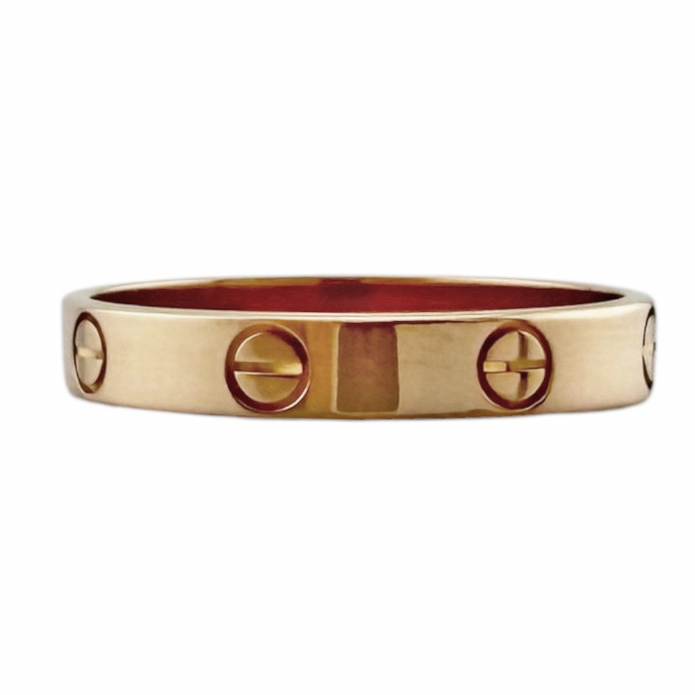 CARTIER カルティエ ミニラブ リング 指輪 19.5号 18金 K18ピンク
