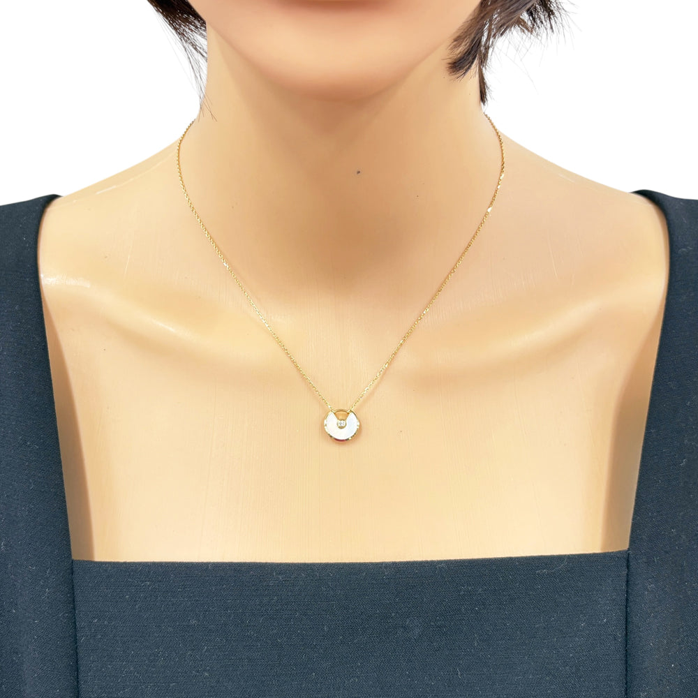 CARTIER カルティエ アミュレット ネックレス 18金 K18イエロー