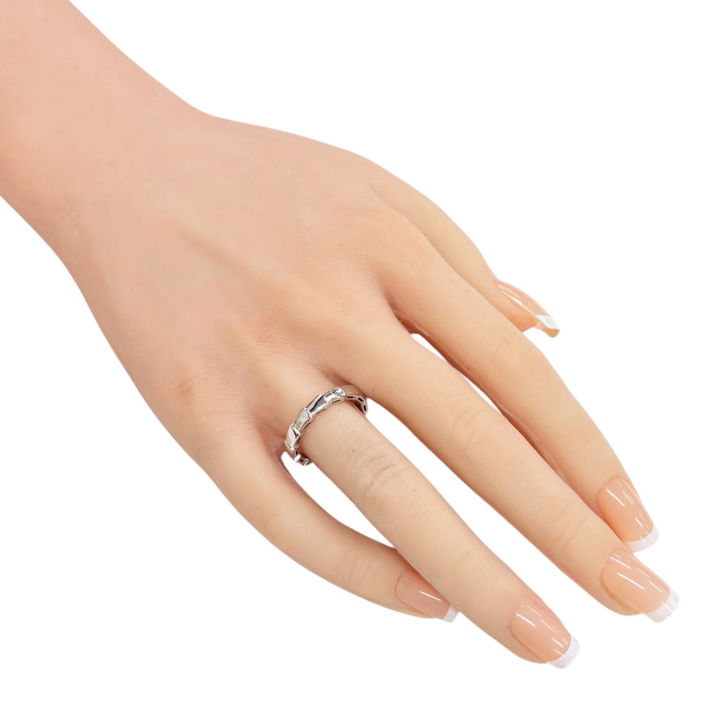 TIFFANY&Co. ティファニー Tナロー リング 指輪 15号 18金 K18ホワイト