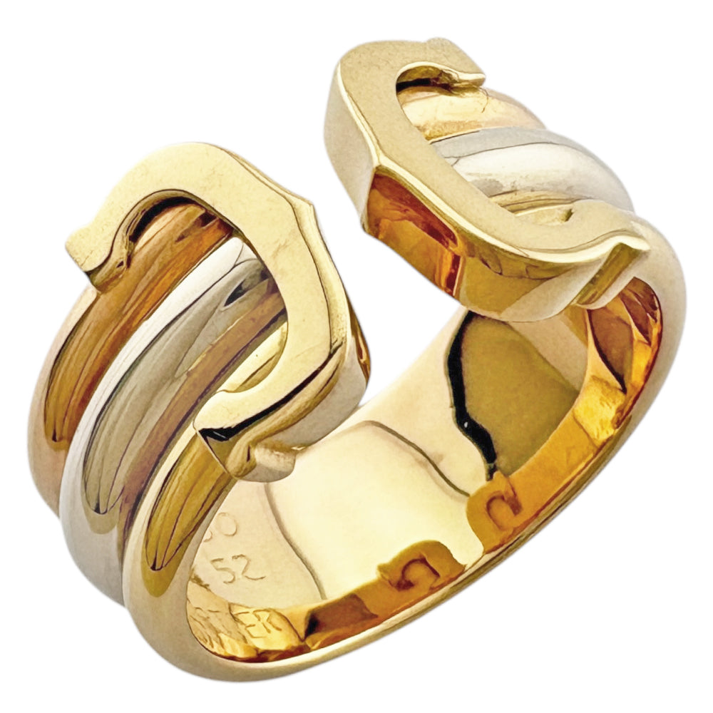 CARTIER カルティエ 2C リング 指輪 12.5号 18金 K18イエローゴールド