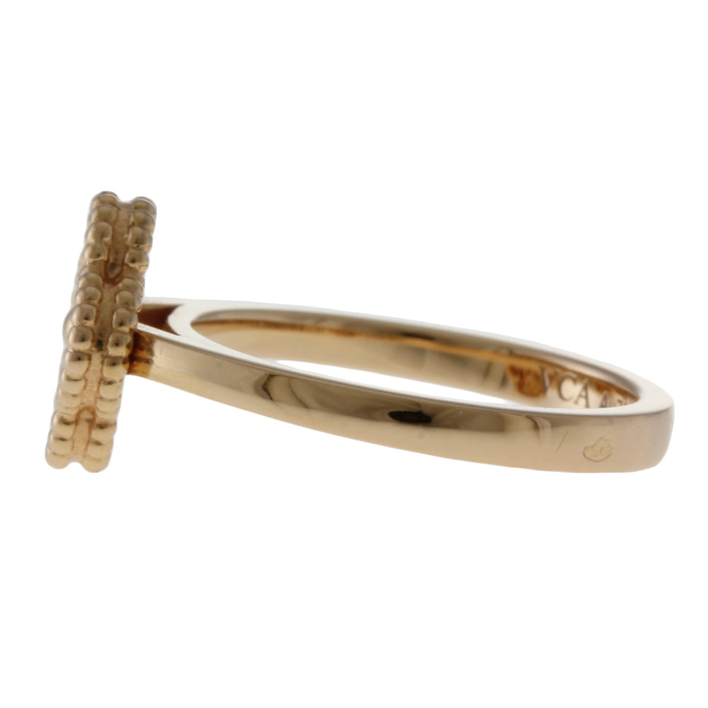 Van Cleef & Arpels Sweet Alhambra Ring, size 7, 18K, 18K pink