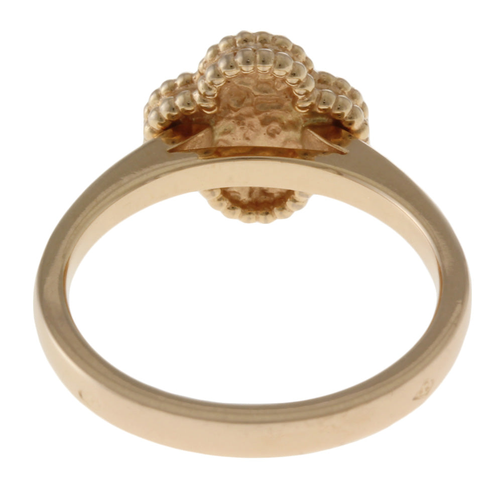 Van Cleef & Arpels Sweet Alhambra Ring, size 7, 18K, 18K pink