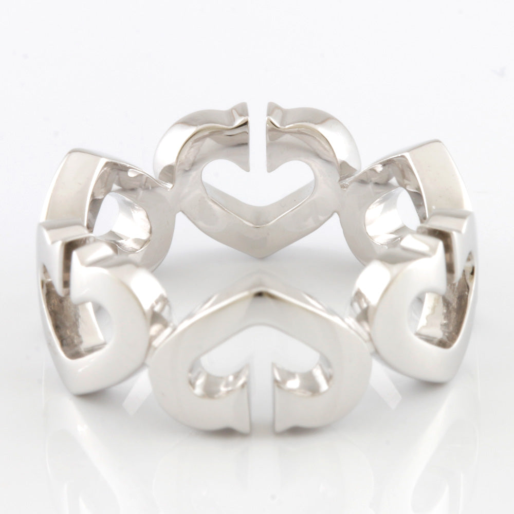 カルティエ CARTIER リング 指輪 8号 18金 ダイヤモンド：17石  