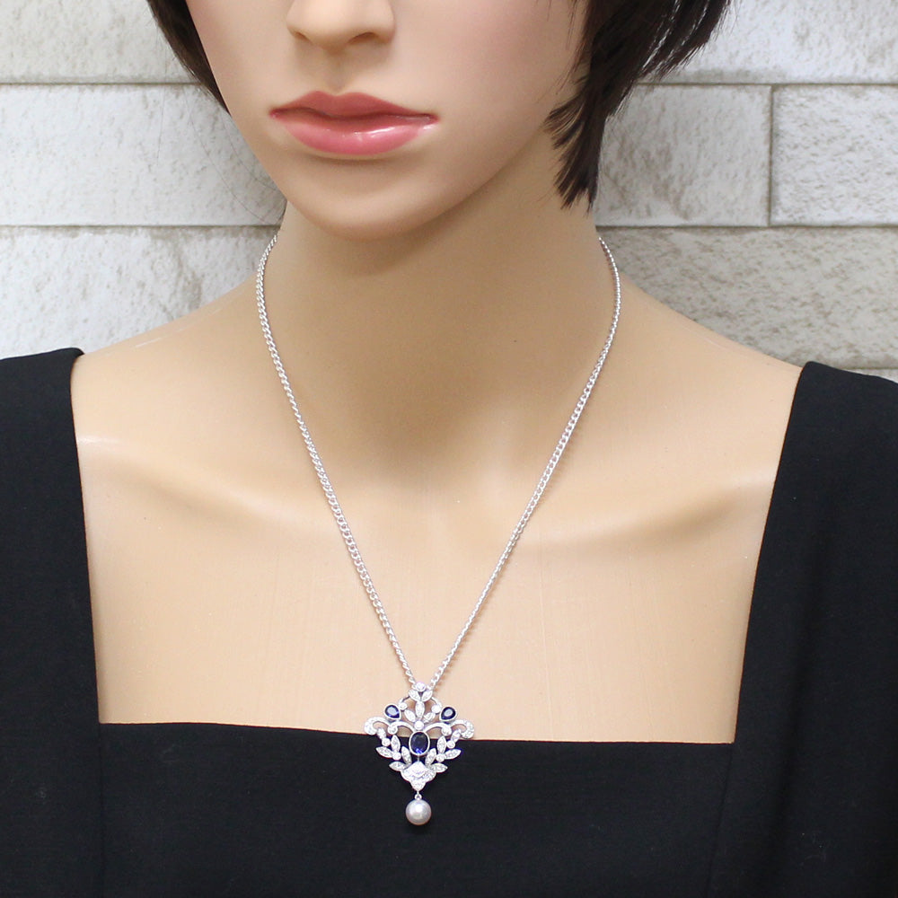 中古】 ミキモト MIKIMOTO Pt ペンダントトップ サファイア