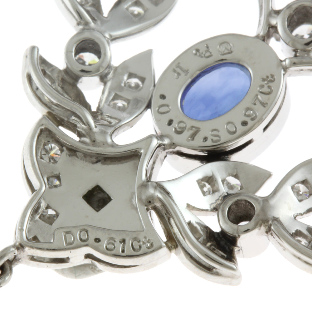中古】 ミキモト MIKIMOTO Pt ペンダントトップ サファイア
