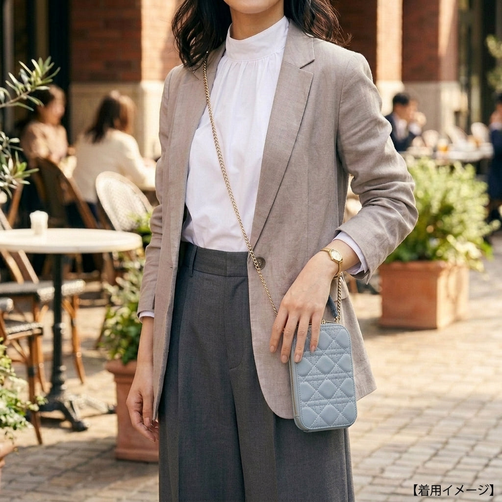 Dior ディオール レディディオール フォンホルダー カナージュ
