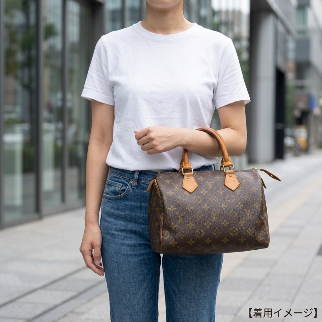 Louis Vuitton モノグラム ハンドバッグ スピーディー25 LOUIS VUITTON ルイヴィトン スピーディ25 モノグラム ハンドバッグ