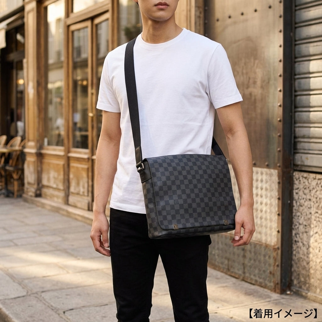 LOUIS VUITTON ルイヴィトン ディストリクトMM NM ダミエグラフィット