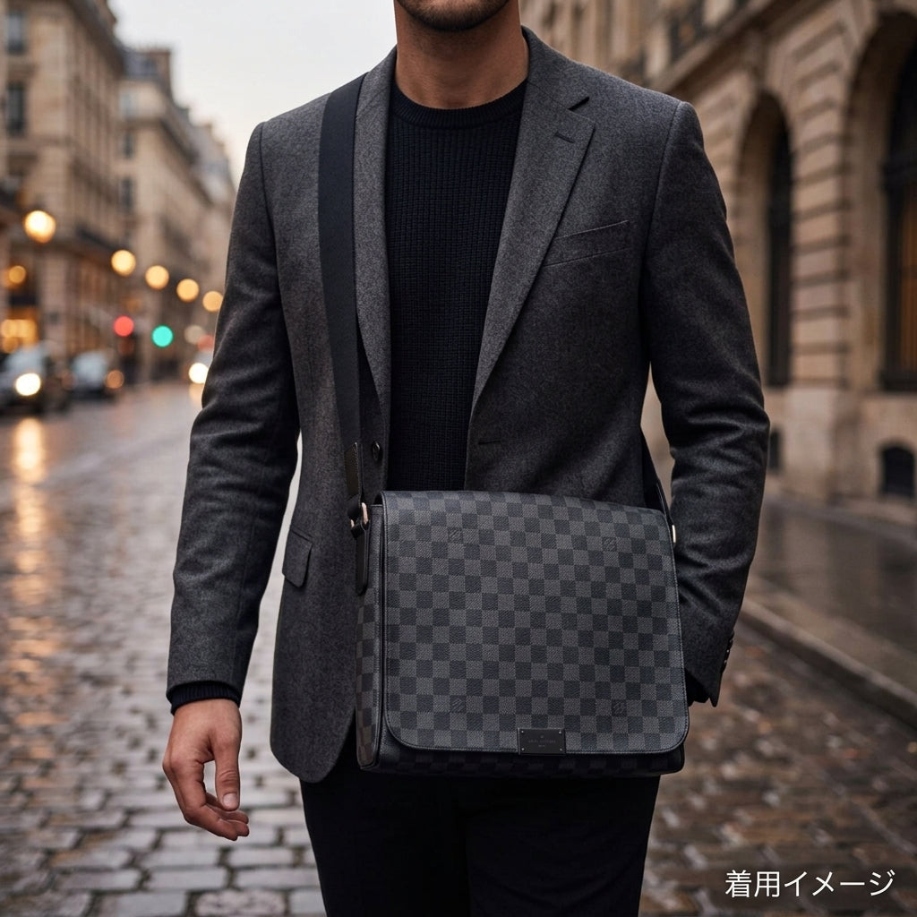 LOUIS VUITTON ルイヴィトン ディストリクトMM ダミエグラフィット