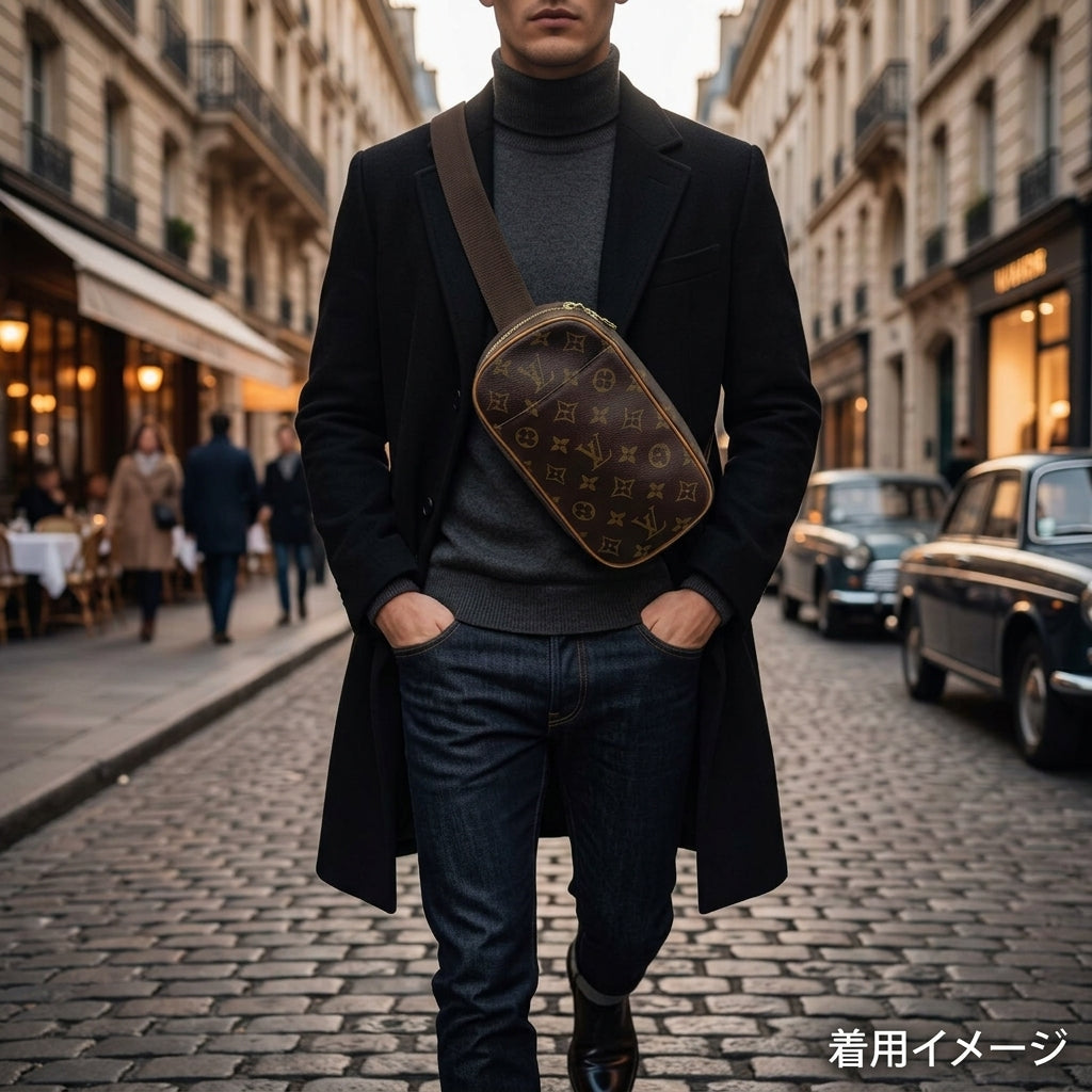 LOUIS VUITTON ルイヴィトン ポシェットガンジュ モノグラム ボディ