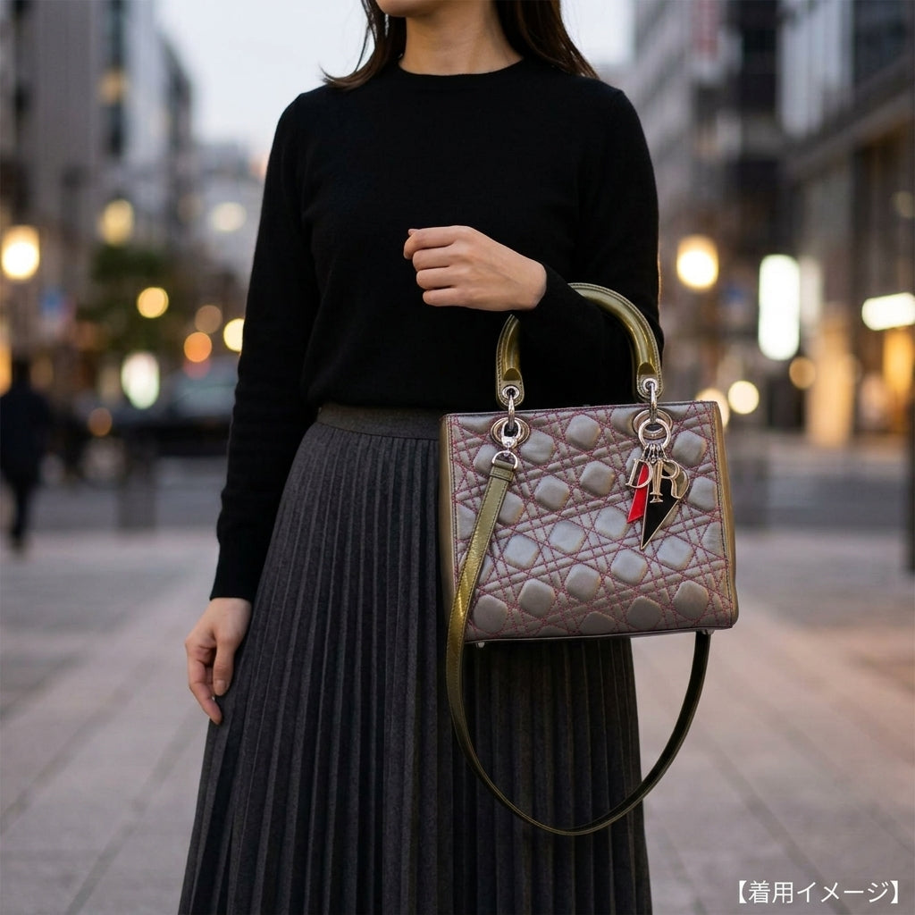 Christian Dior クリスチャンディオール レディディオールミディアム