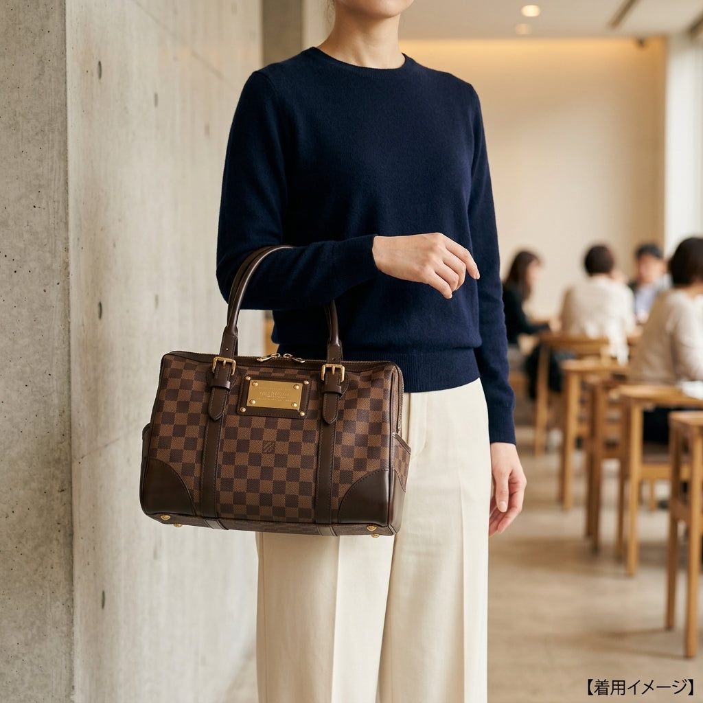 ダミエ　ハンドバッグ　バークレー LOUIS VUITTON ルイヴィトン バークレー ダミエ ハンドバッグ ダミエ