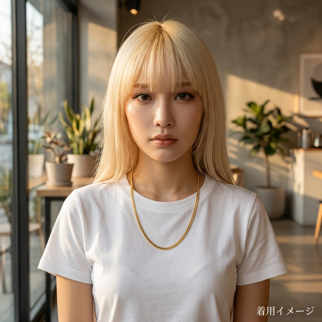 喜平 6面ダブル ネックレス 60cm 約 10g 6DCW 18金ネックレス 留め具中