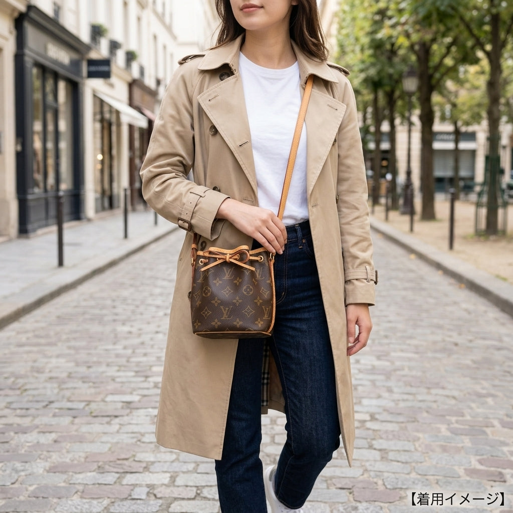 LOUIS VUITTON ルイヴィトン ナノノエ モノグラム ショルダーバッグ