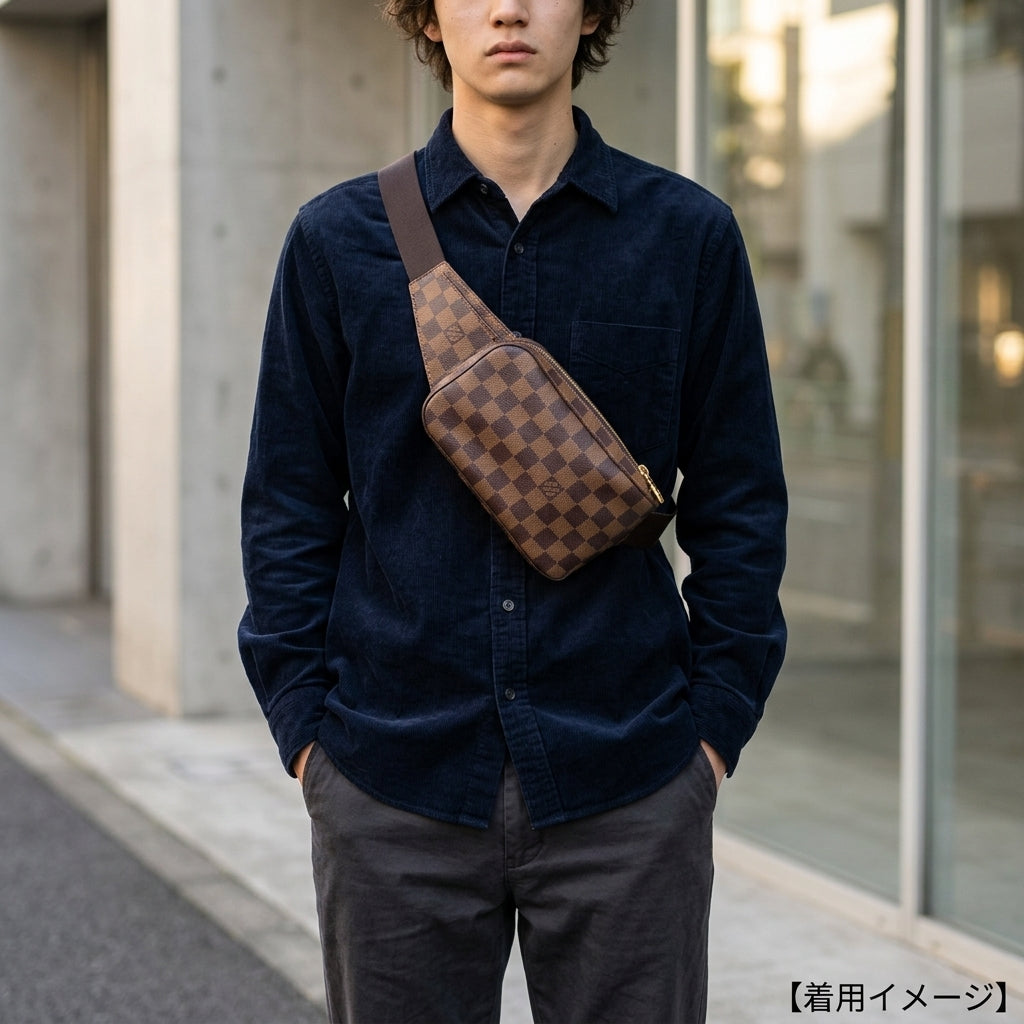 LOUIS VUITTON ダミエ ジェロニモス ボディバッグ LOUIS VUITTON ルイヴィトン ジェロニモス ダミエ ボディバッグ ダミエ