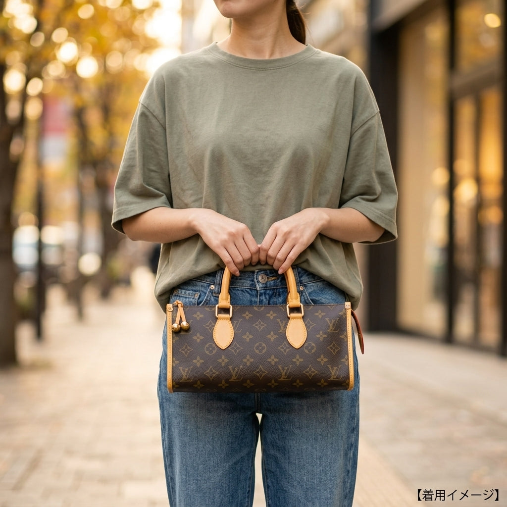 LOUIS VUITTON ルイヴィトン ポパンクール モノグラム ハンドバッグ