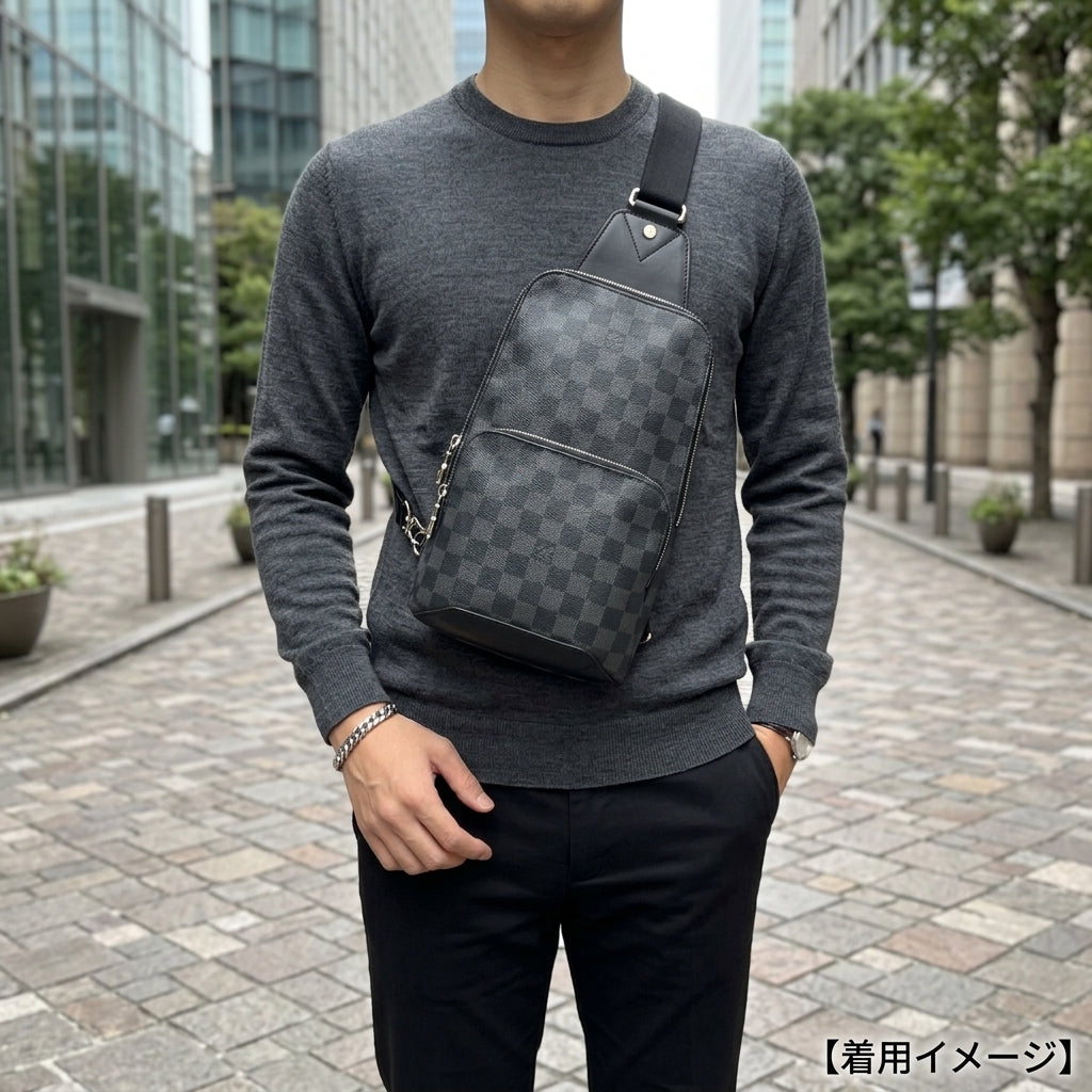 LOUIS VUITTON ルイヴィトン アヴェニュー・スリングバッグ ダミエグラ