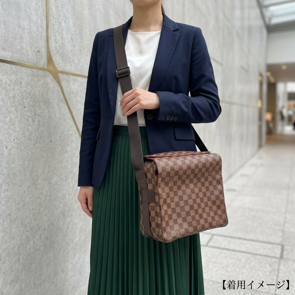 LOUIS VUITTON ルイヴィトン ナヴィグリオ ダミエ ショルダーバッグ