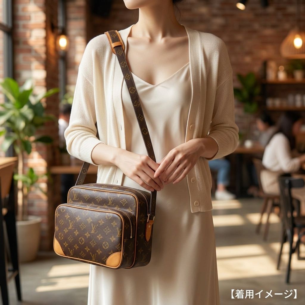⚘ 美品 正規品 ルイヴィトン モノグラム ナイル LOUIS VUITTON ルイヴィトン ナイル LV モノグラム ショルダーバッグ