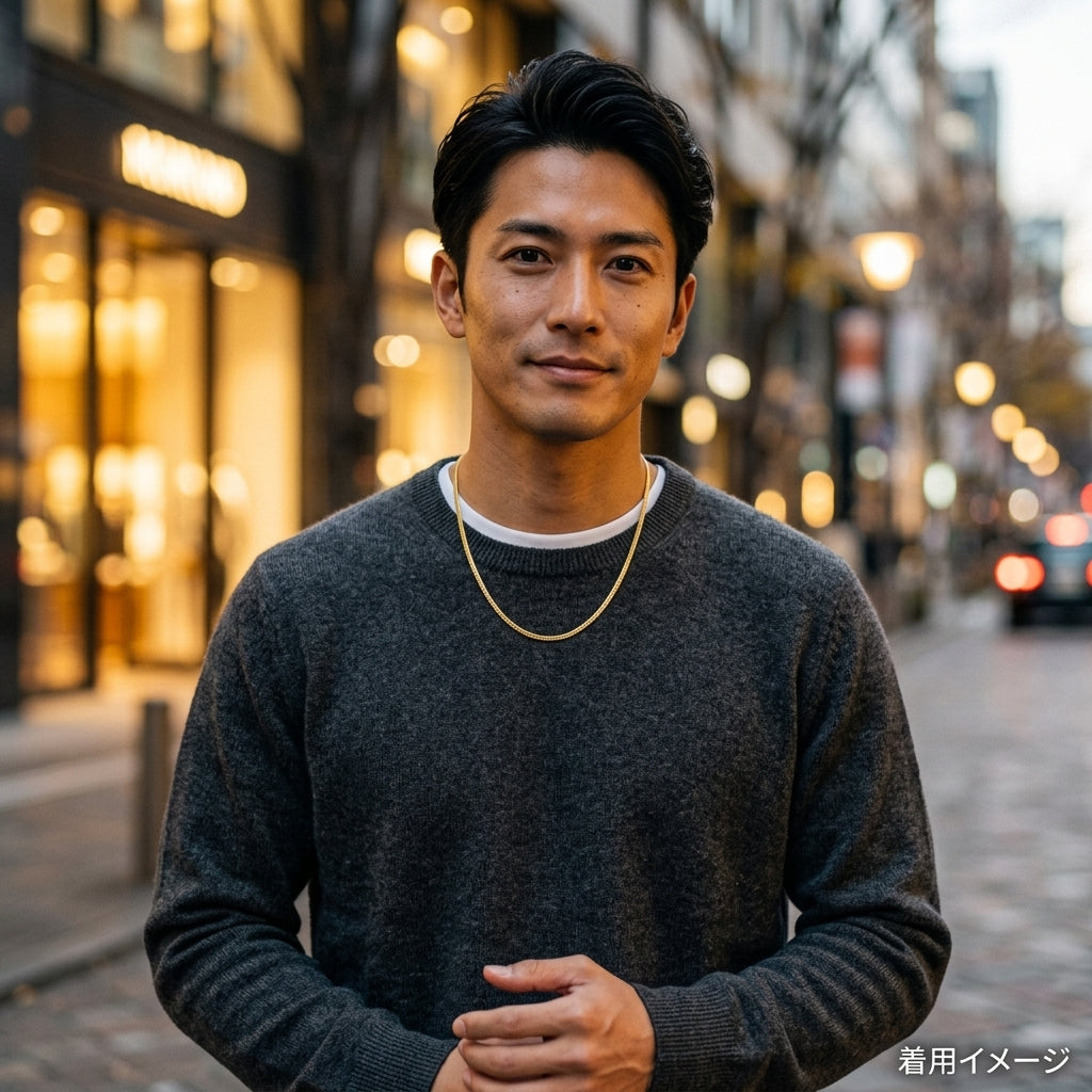 喜平 ネックレス 12面トリプル 12DCT 50cm 約6g 留め具中折れ式