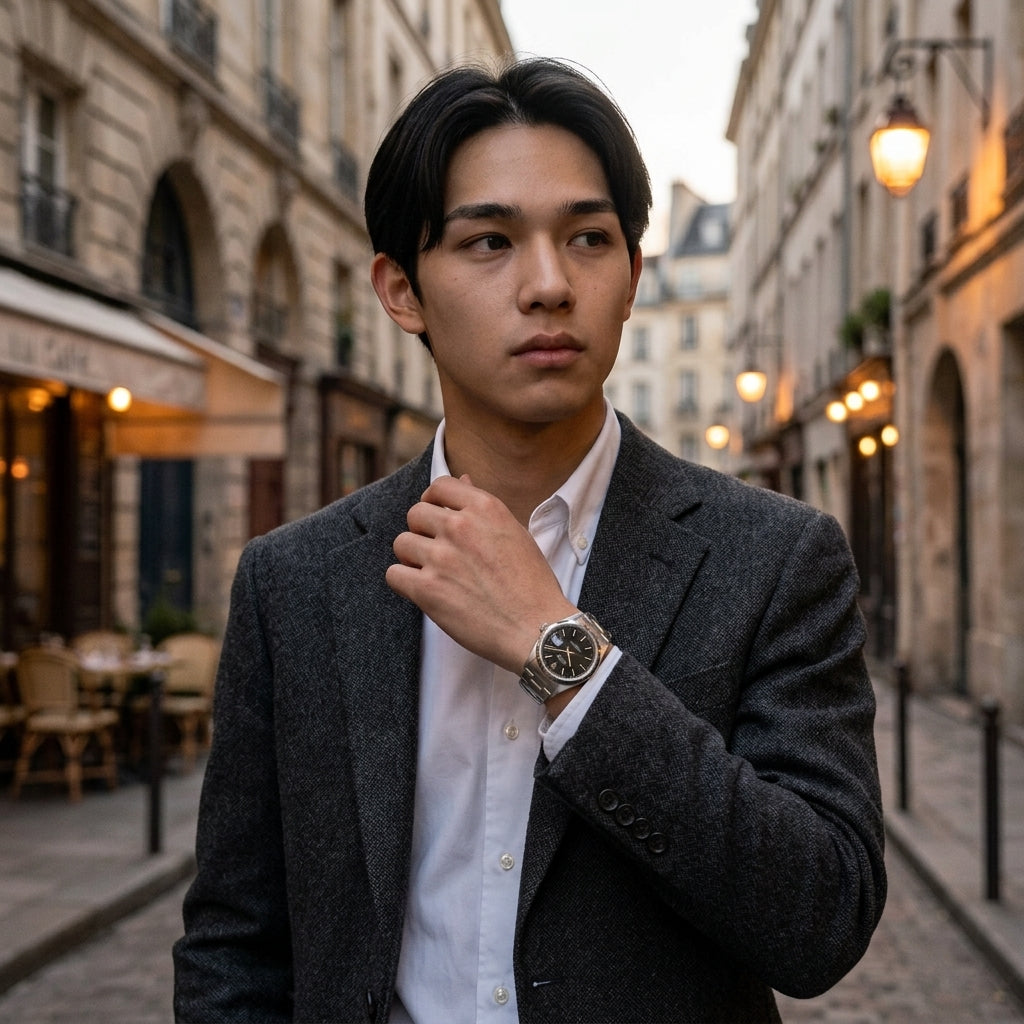 ROLEX ロレックス デイト オイスターパーペチュアル 腕時計 ステンレス