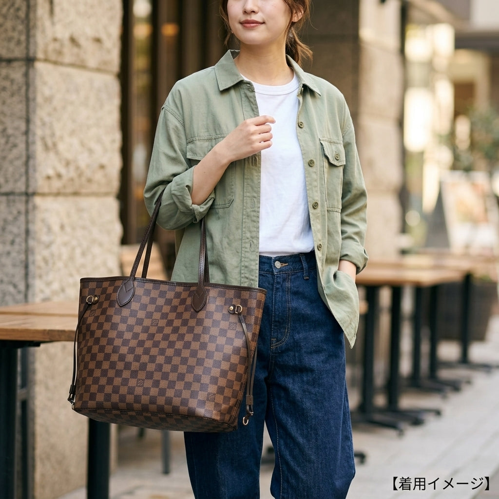 LOUIS VUITTON ルイヴィトン ネヴァーフルMM ダミエ トートバッグ