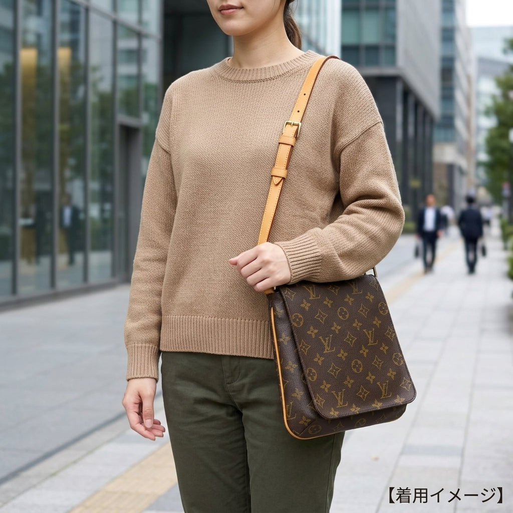 ルイヴィトン　ショルダーバッグ　ミュゼット　サルサ　ショート LOUIS VUITTON ルイヴィトン ミュゼットサルサ ショート モノグラム