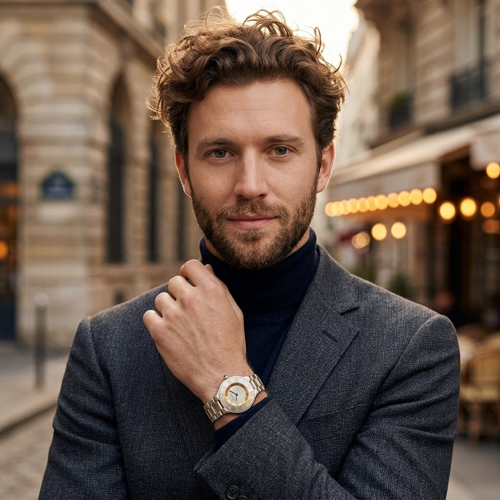 CARTIER カルティエ マスト21 ヴァンティアン 腕時計 ステンレス