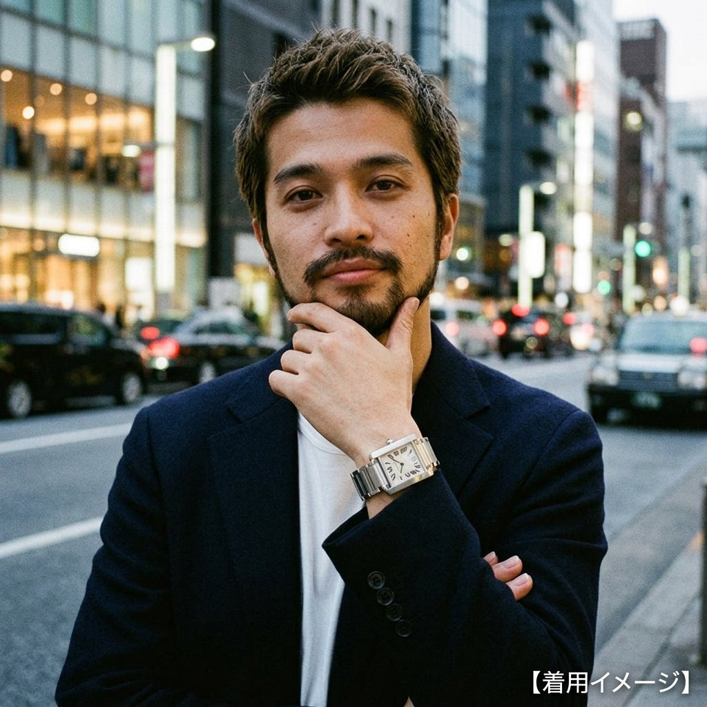 CARTIER カルティエ タンクフランセーズ LM 腕時計 ステンレススチール