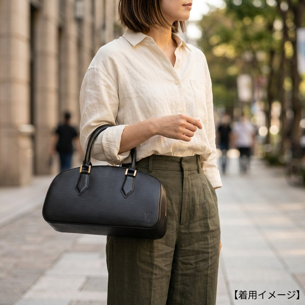 LOUIS VUITTON ルイヴィトン ジャスミン エピ ハンドバッグ エピレザー