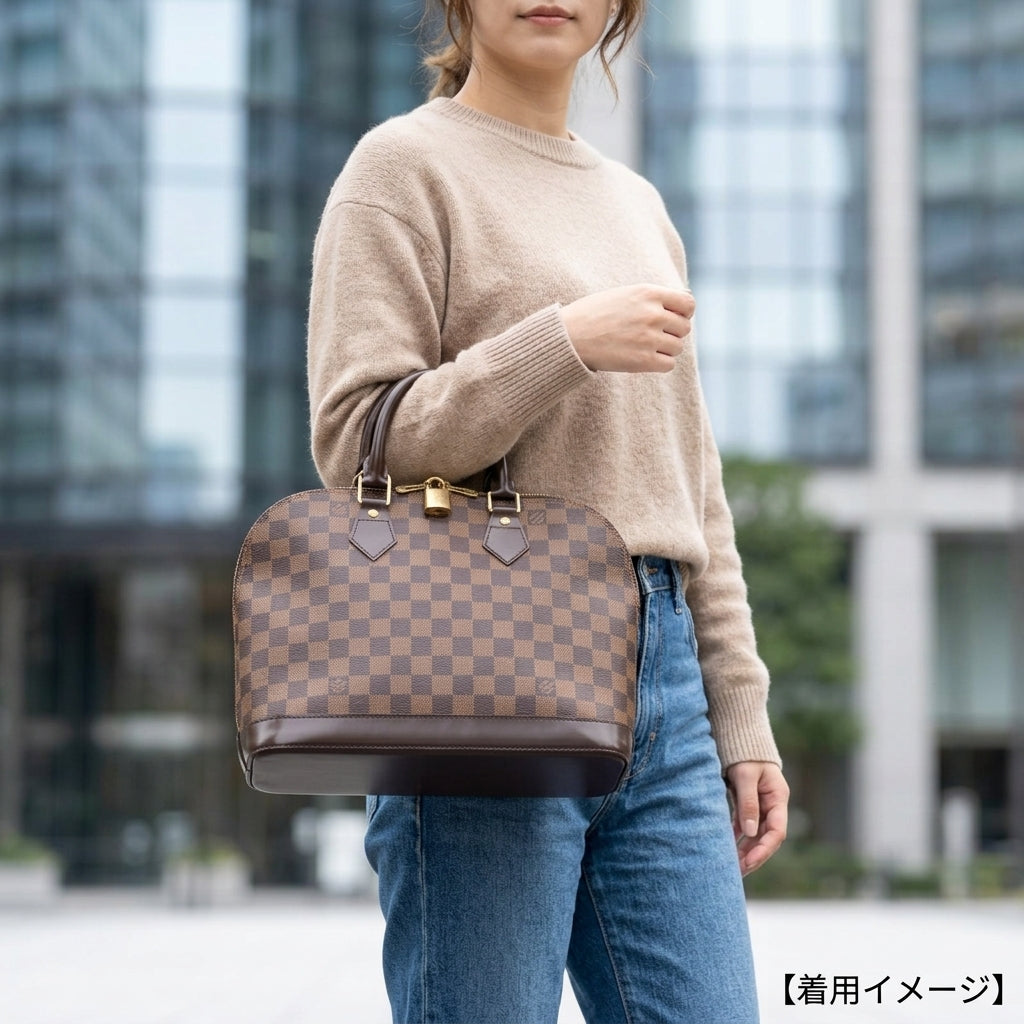LOUIS VUITTON ルイヴィトン アルマ ダミエ ハンドバッグ ダミエ