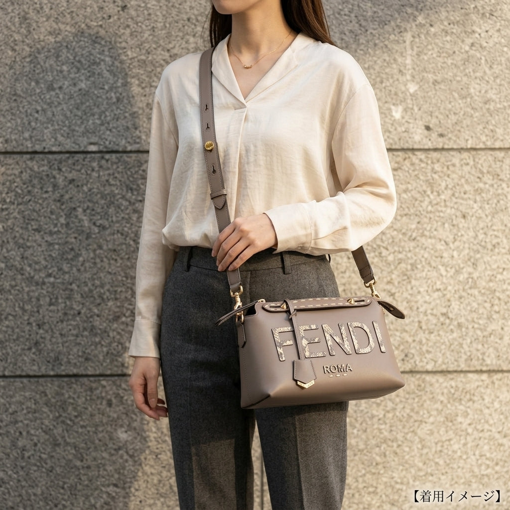 FENDI フェンディ バイザウェイ ミディアム ショルダーバッグ レザー