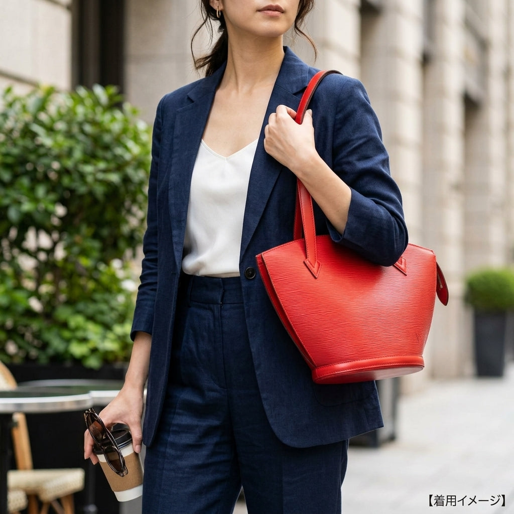 LOUIS VUITTON ルイヴィトン サンジャックポワニエロング エピ