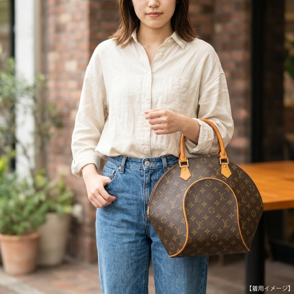 LOUIS VUITTON ルイヴィトン エリプスMM モノグラム ハンドバッグ