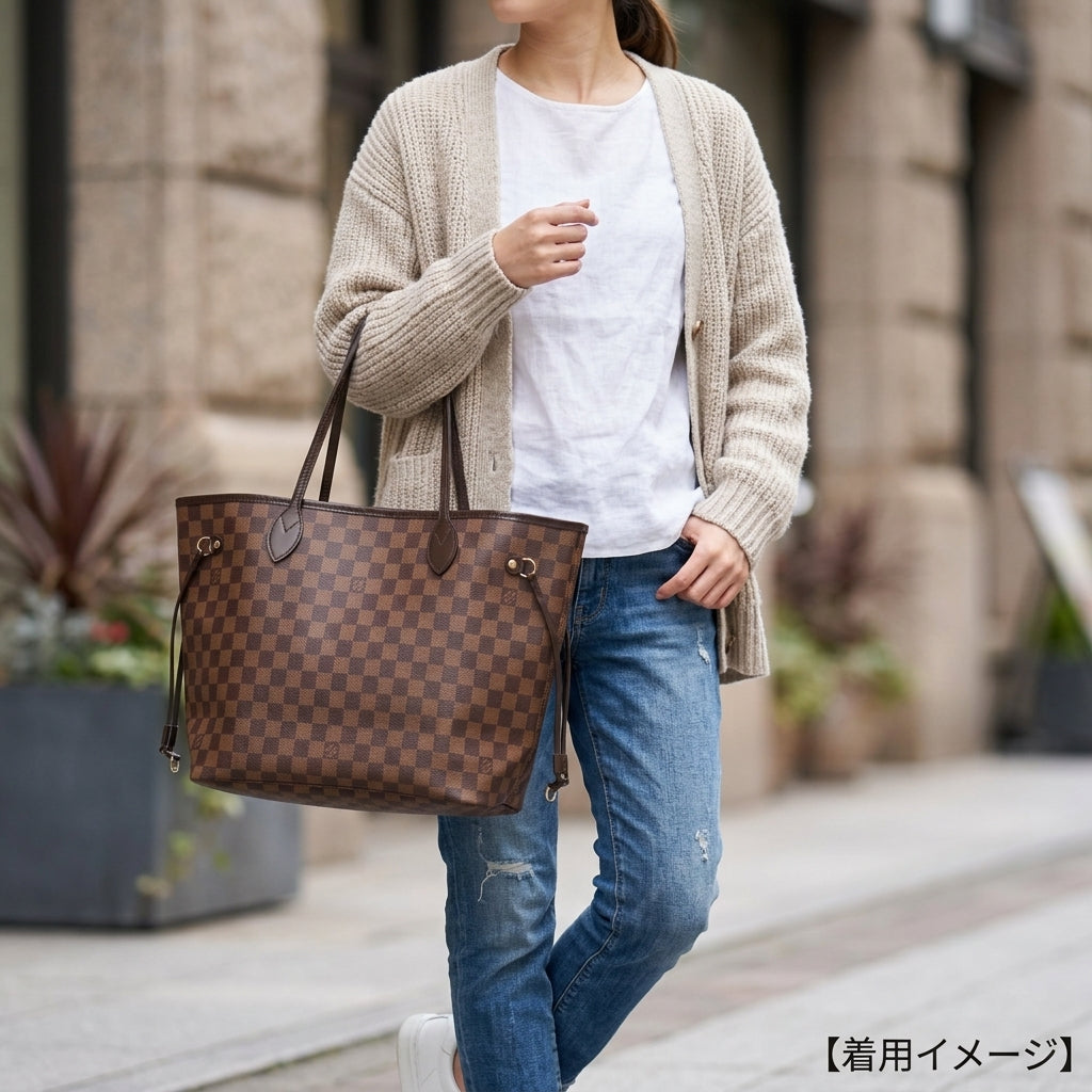 LOUIS VUITTON ルイヴィトン ネヴァーフルMM ダミエ トートバッグ