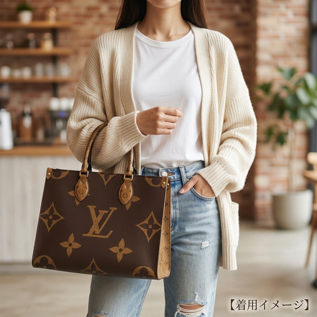 LOUIS VUITTON ルイヴィトン オンザゴーMM ジャイアントモノグラム