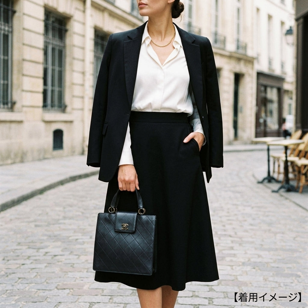 CHANEL シャネル ピン ココマークマトラッセ 【4200】 CHANEL シャネル マトラッセ ココマーク ハンドバッグ レザー ブラック