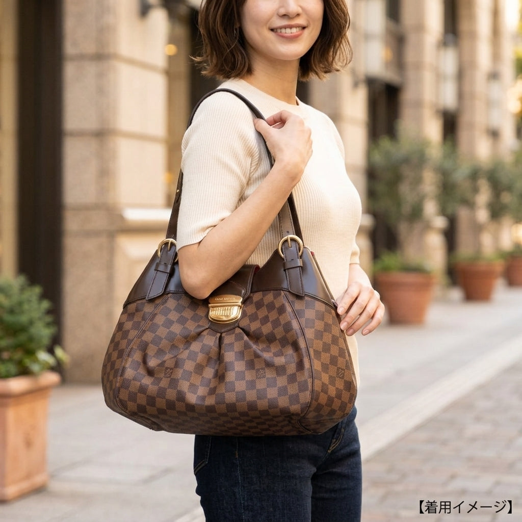 LOUIS VUITTON ルイヴィトン システィナGM ダミエ ショルダーバッグ