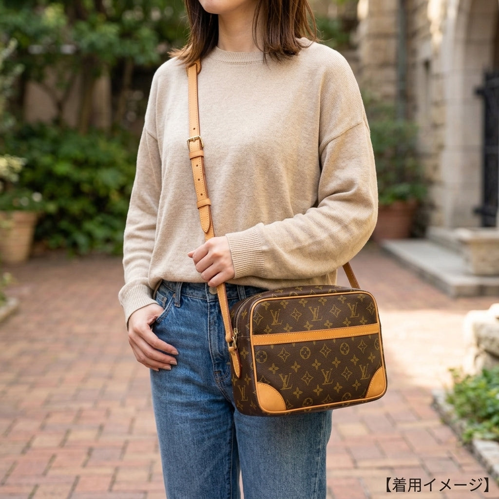 Louis Vuitton ショルダーバッグ　モノグラム　トロカデロ　訳あり LOUIS VUITTON ルイヴィトン トロカデロ27 モノグラム ショルダー