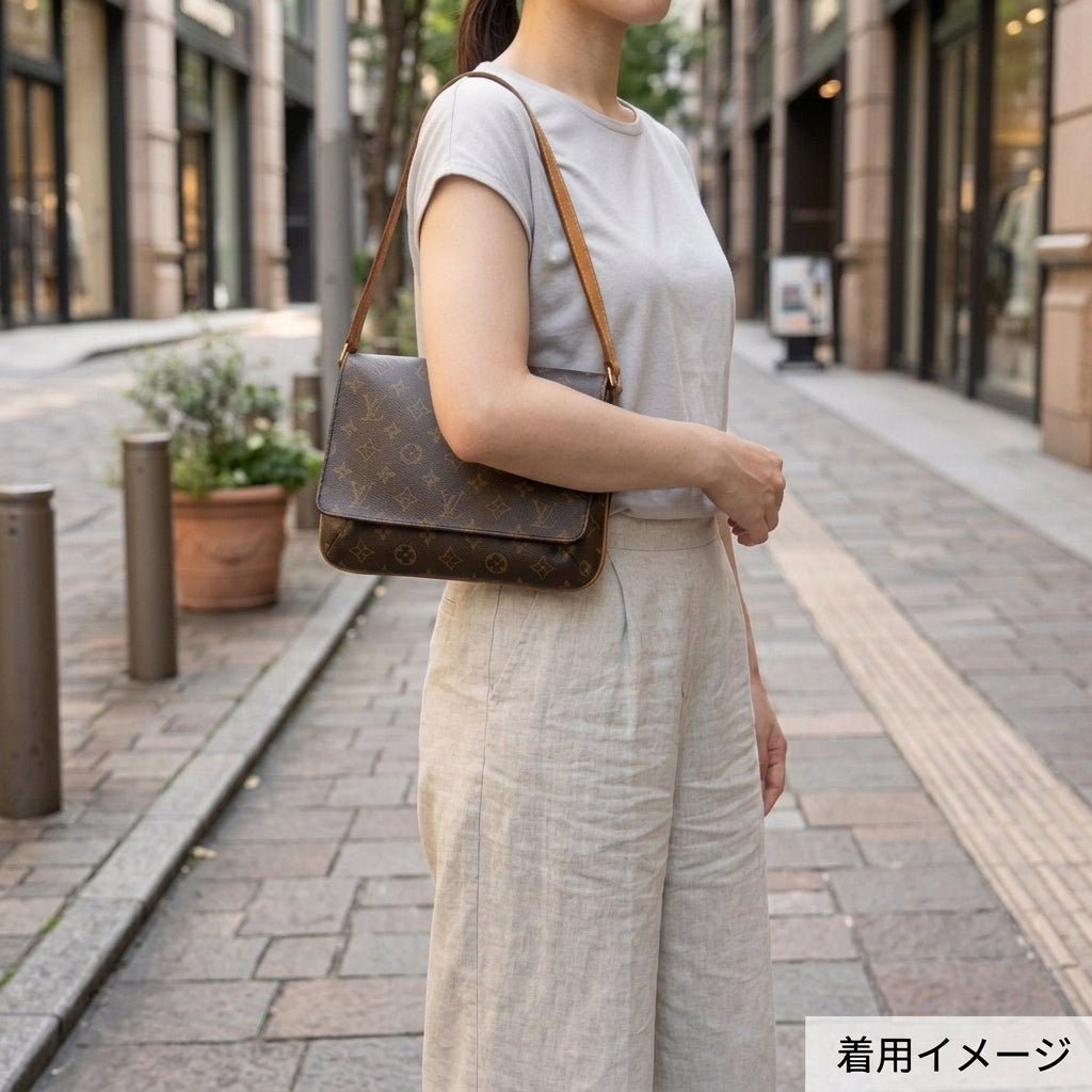 【美品】ルイヴィトン モノグラム ミュゼットタンゴ ショート LOUIS VUITTON ルイヴィトン ミュゼットタンゴショート モノグラム