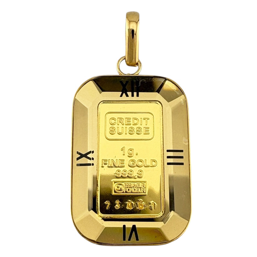 リバティ インゴット 1g 自由の女神 クレディスイス ペンダントトップ