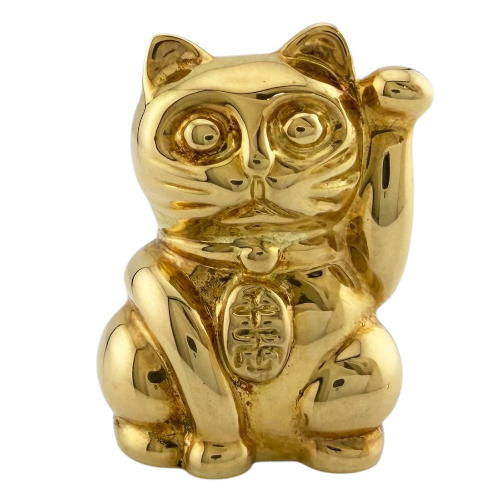 招き猫 まねき猫 純金製 置物 商売繁盛 開店祝い 金運アップ 金運上昇