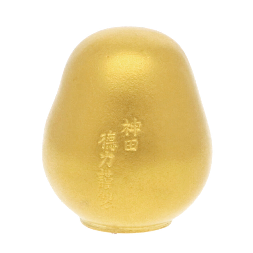 ダルマ型金色置物 だるま ダルマ 達磨 純金製 置物 魔除け 金運アップ 金運上昇