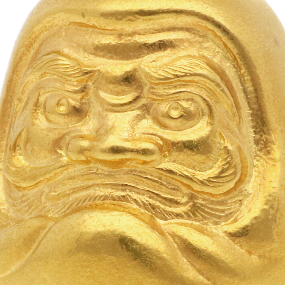 だるま ダルマ 達磨 純金製 置物 魔除け 金運アップ 金運上昇