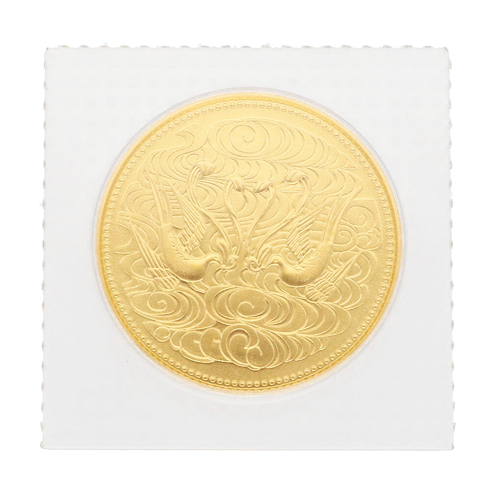 天皇陛下登基60 周年纪念10 万日元金币1985 年纯金纪念币K24 金男女通用– 【公式】リサイクルキングオンラインショップ