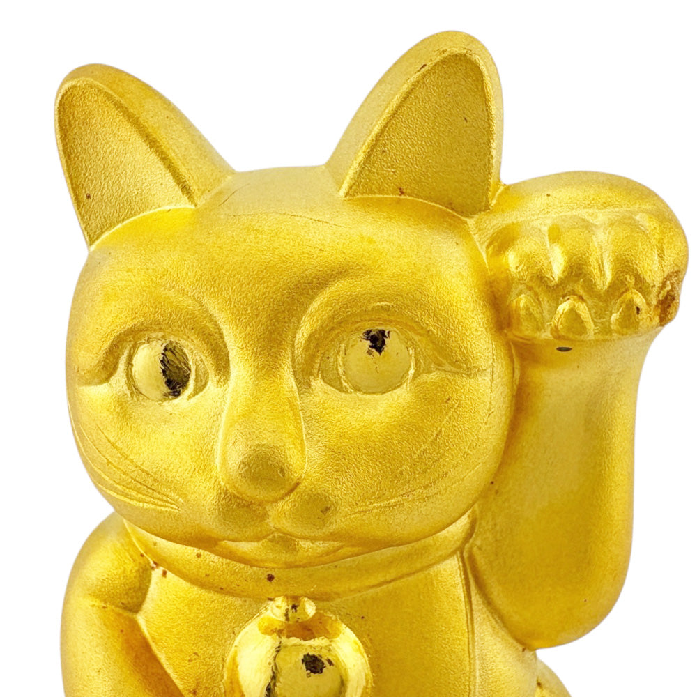 置物 招き猫 純金 縁起物 金運 財運 商売繫盛 コレクション 金工芸品