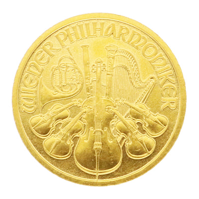 ウィーン ハーモニー 1/10オンス 2001 オーストリア 純金 金貨 外国